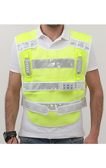 Flash reflective vest